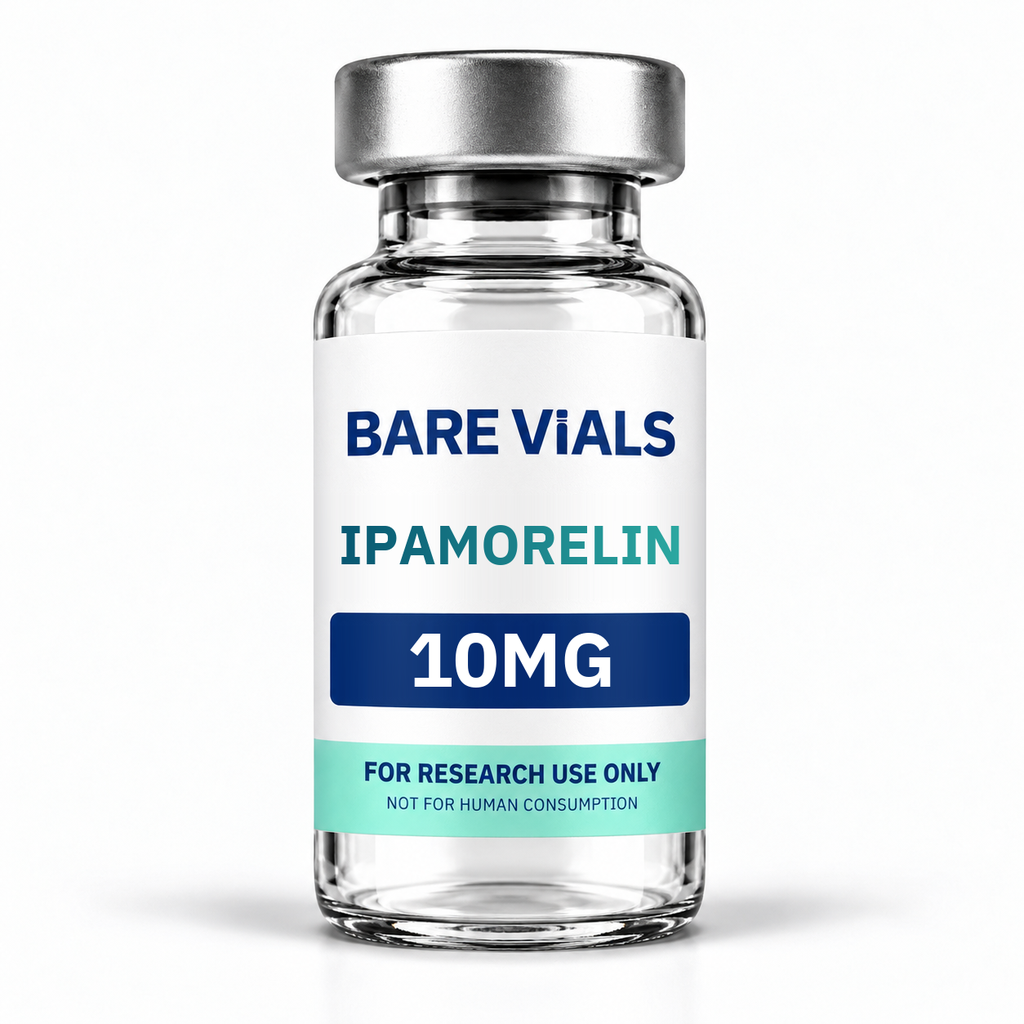 Ipamorelin lyophilized research reagent